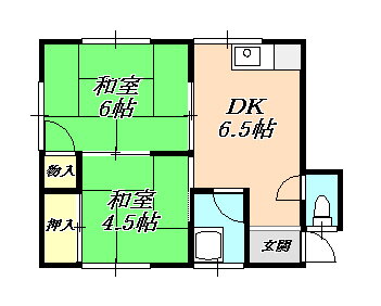 兵庫県神戸市垂水区舞子台１ 舞子駅 2DK アパート 賃貸物件詳細