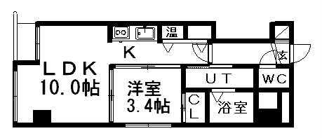 シャルム大通東 7階 1LDK 賃貸物件詳細