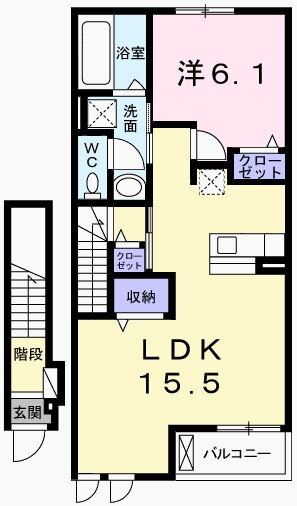 兵庫県姫路市的形町的形 的形駅 1LDK アパート 賃貸物件詳細