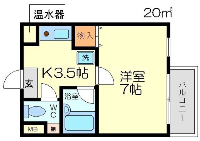 大阪府吹田市千里山高塚 千里山駅 1K マンション 賃貸物件詳細