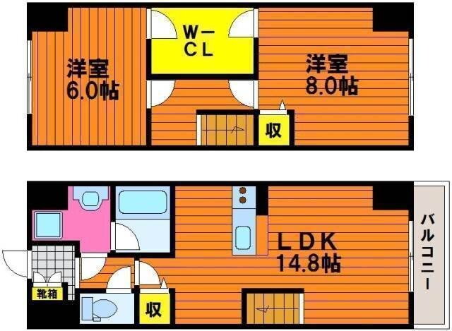 岡山県岡山市北区東古松４ 大元駅 2LDK マンション 賃貸物件詳細