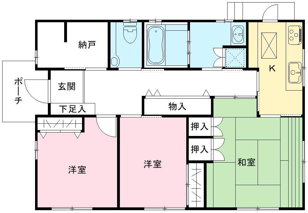 茨城県那珂市菅谷 上菅谷駅 3K 賃貸(賃貸マンション・アパート)