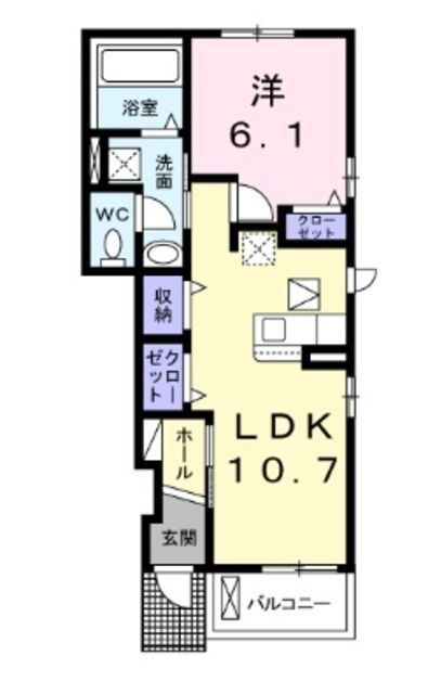 埼玉県入間郡毛呂山町平山２ 東毛呂駅 1LDK アパート 賃貸物件詳細