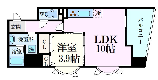 広島県広島市西区楠木町３ 新白島駅 1LDK マンション 賃貸物件詳細