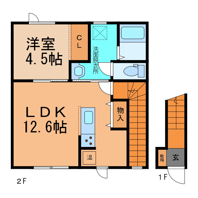 北海道河東郡鹿追町泉町４ 1LDK アパート 賃貸物件詳細