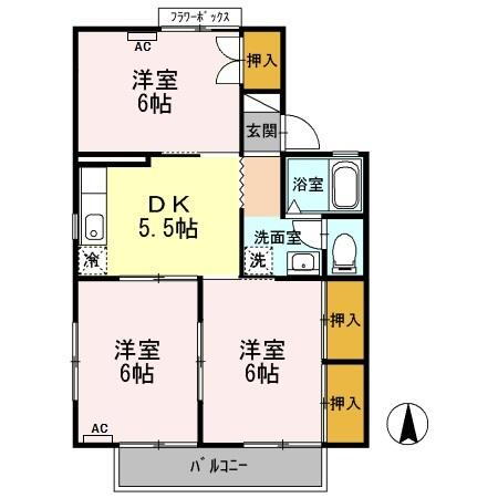 静岡県浜松市中央区早出町 上島駅 3DK アパート 賃貸物件詳細