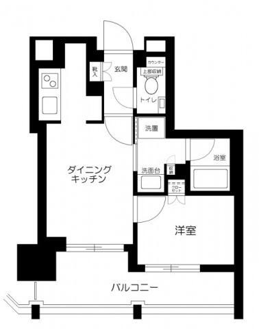 東京都港区六本木３ 六本木一丁目駅 1DK マンション 賃貸物件詳細