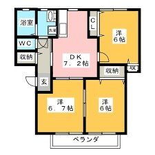 愛知県一宮市木曽川町門間字金屎 石刀駅 3DK アパート 賃貸物件詳細