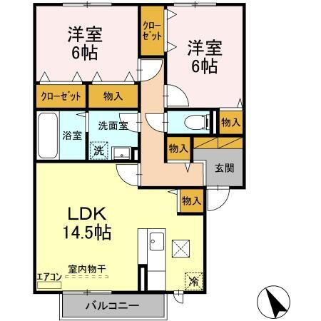 茨城県つくば市みどりの東 みどりの駅 2LDK アパート 賃貸物件詳細