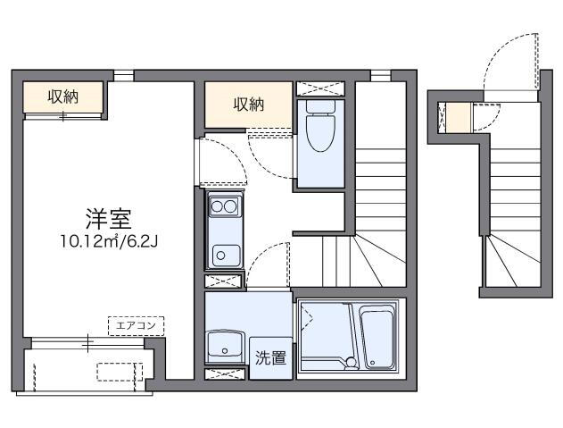 大阪府堺市堺区中向陽町１ 堺東駅 1K アパート 賃貸物件詳細