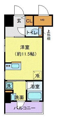 リーフコンフォート本厚木 7階 ワンルーム 賃貸物件詳細