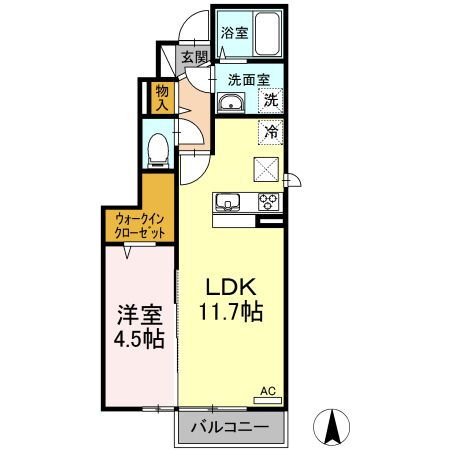 島根県出雲市白枝町 出雲市駅 1LDK アパート 賃貸物件詳細