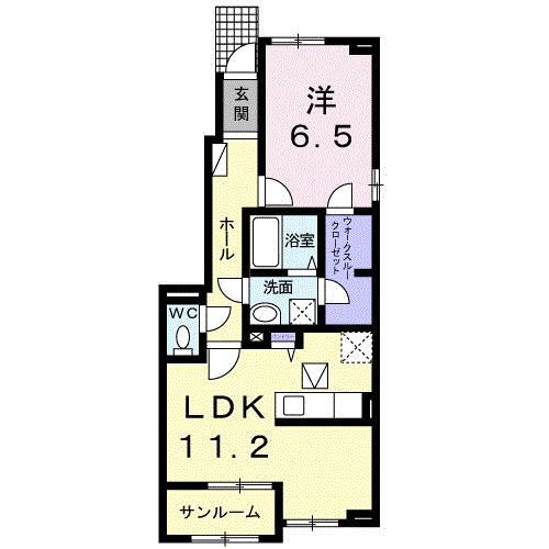 島根県出雲市塩冶町 出雲市駅 1LDK アパート 賃貸物件詳細