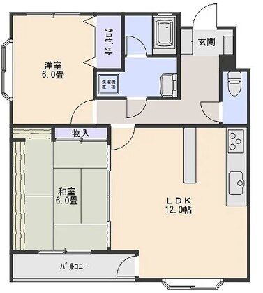 群馬県前橋市西片貝町４ 三俣駅 2LDK マンション 賃貸物件詳細