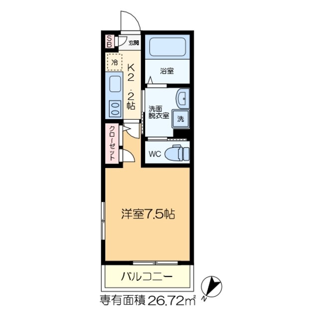 千葉県船橋市西船１ 西船橋駅 1K マンション 賃貸物件詳細