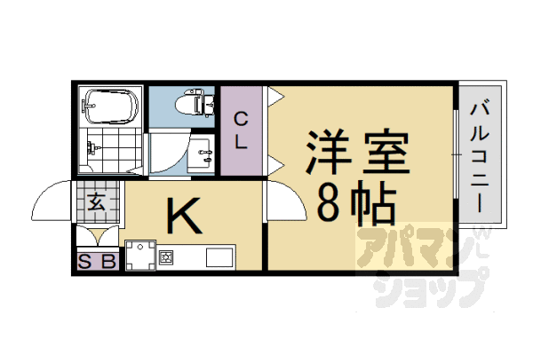 京都府長岡京市天神１ 長岡天神駅 1K アパート 賃貸物件詳細