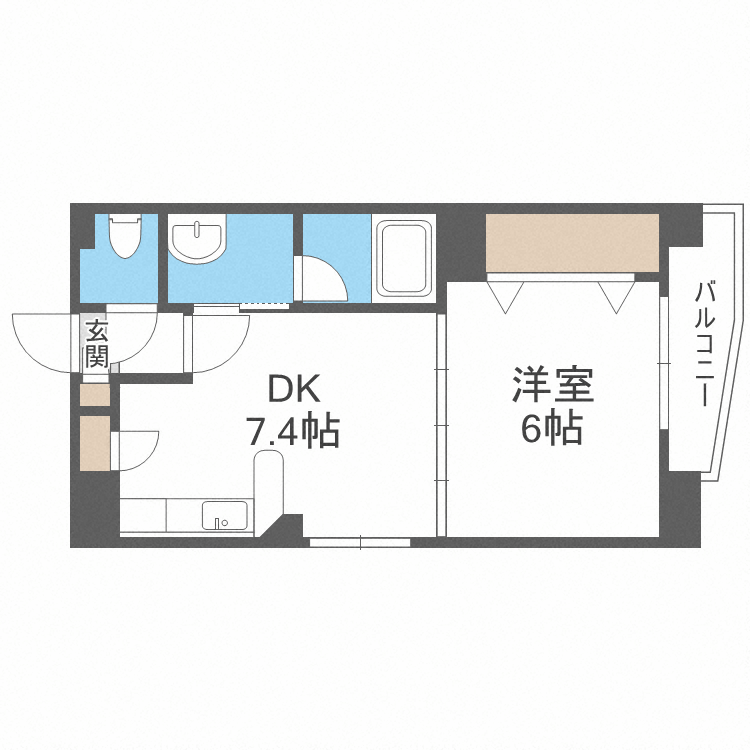 北海道札幌市中央区南十条西１２ 西線１１条駅 1LDK マンション 賃貸物件詳細