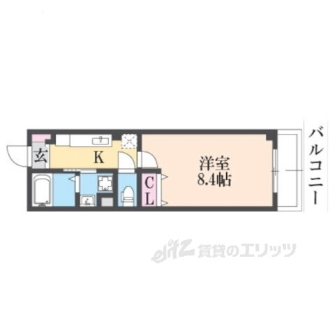 京都府京都市西京区山田六ノ坪町 桂駅 1K マンション 賃貸物件詳細