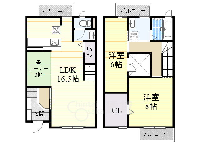 大阪府箕面市半町２ 桜井駅 2LDK 一戸建て 賃貸物件詳細