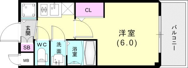 兵庫県神戸市兵庫区下沢通２ 新開地駅 1K マンション 賃貸物件詳細