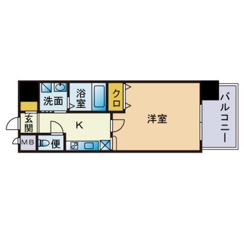 福岡県福岡市博多区博多駅南２ 博多駅 1K マンション 賃貸物件詳細
