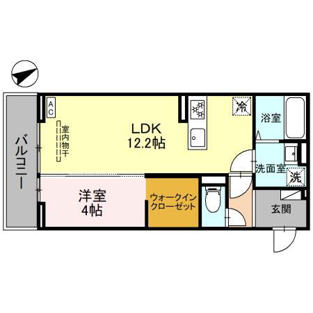 群馬県高崎市中居町４ 高崎駅 1LDK アパート 賃貸物件詳細