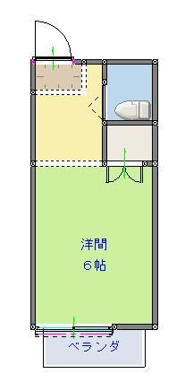 千葉県船橋市前原西８ 前原駅 1K アパート 賃貸物件詳細