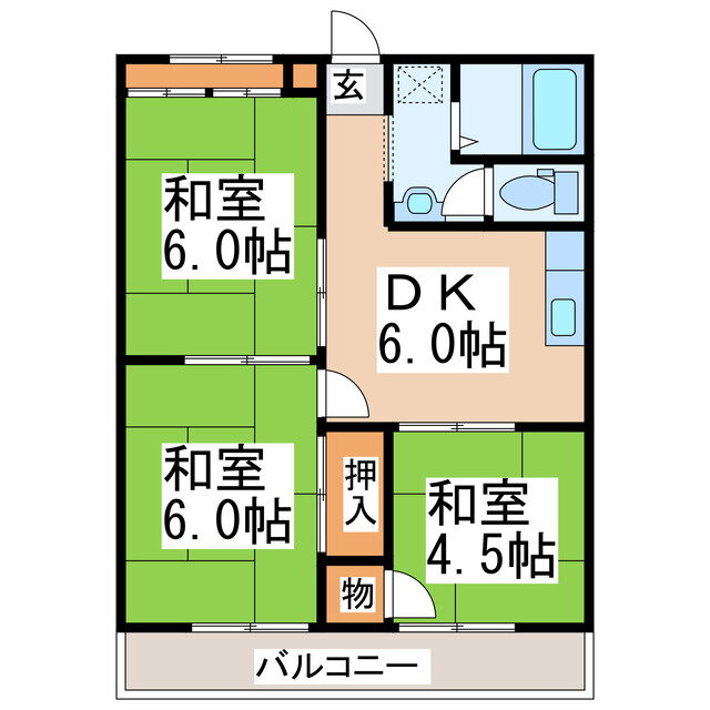 熊本県八代市松崎町 3DK マンション 賃貸物件詳細