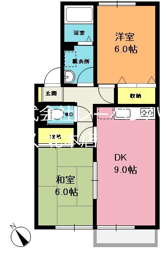 埼玉県北本市中丸７ 桶川駅 2DK アパート 賃貸物件詳細