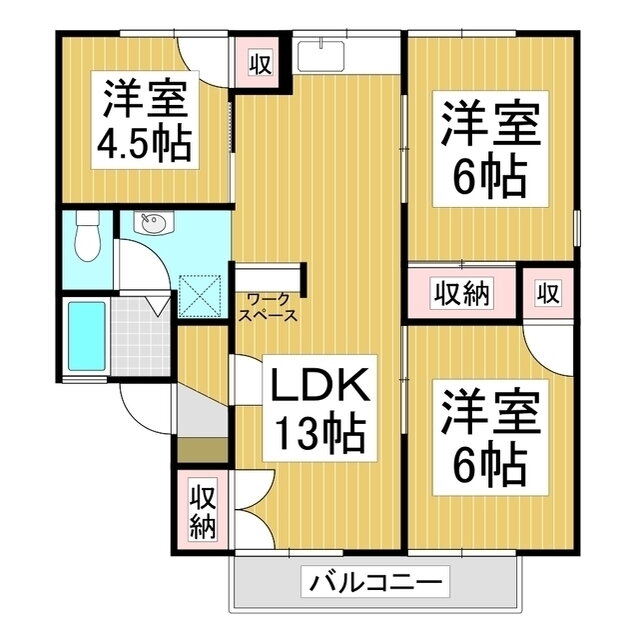 長野県松本市並柳２ 松本駅 3LDK アパート 賃貸物件詳細