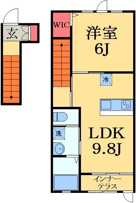 千葉県茂原市大芝２ 茂原駅 1SLDK アパート 賃貸物件詳細
