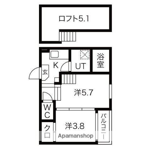 愛知県名古屋市北区城東町５ 志賀本通駅 2K アパート 賃貸物件詳細