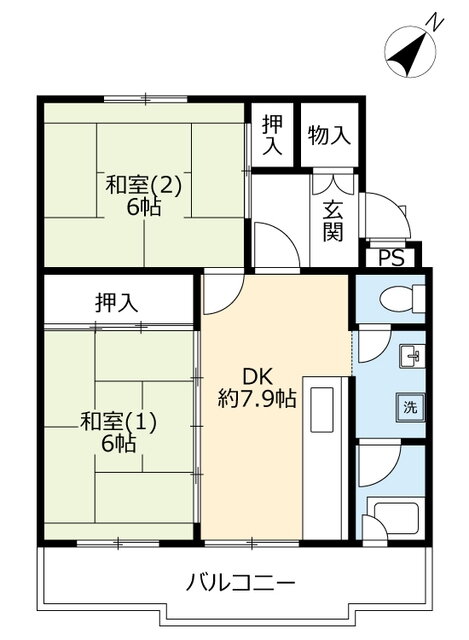 北海道札幌市白石区菊水三条５ 菊水駅 2DK マンション 賃貸物件詳細