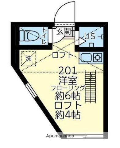 神奈川県横浜市神奈川区松見町２ 妙蓮寺駅 ワンルーム アパート 賃貸物件詳細
