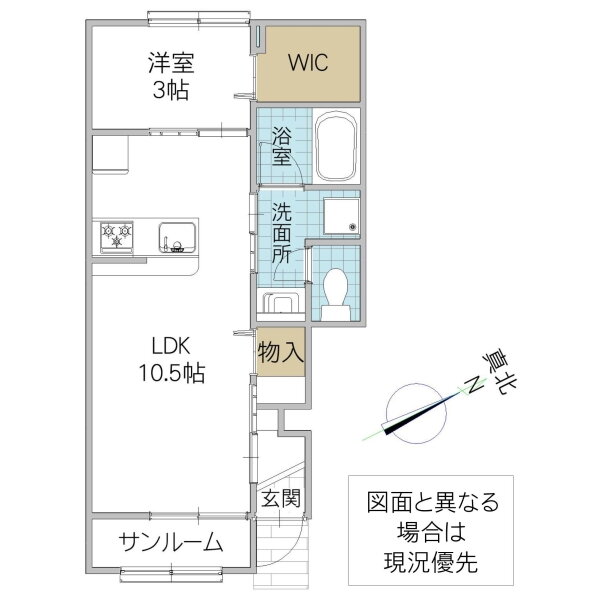 茨城県土浦市川口２ 土浦駅 1LDK アパート 賃貸物件詳細