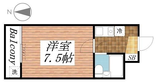 和歌山県和歌山市黒田 和歌山駅 1K マンション 賃貸物件詳細