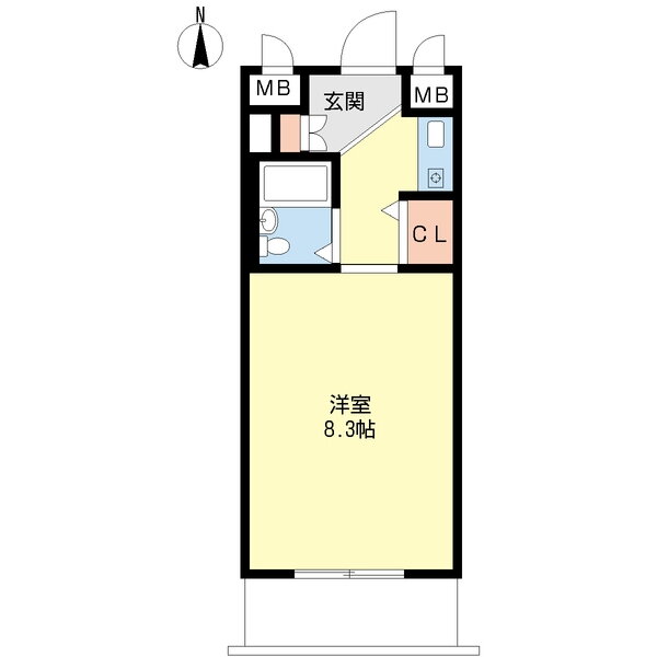愛知県名古屋市中村区則武１ 名古屋駅 1K マンション 賃貸物件詳細