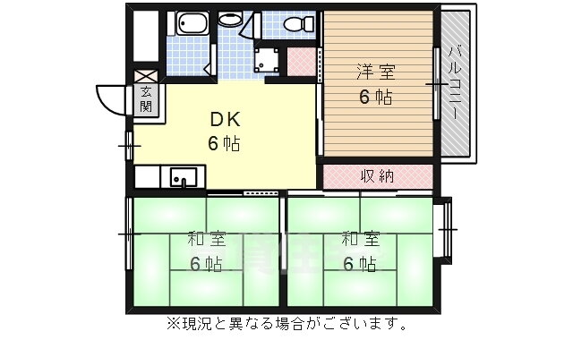八事中央ビル 5階 3DK 賃貸物件詳細