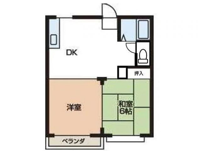 福島県郡山市七ッ池町 郡山駅 2DK アパート 賃貸物件詳細