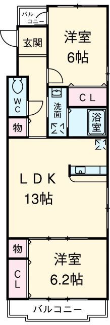 愛知県岡崎市富永町字番丈目 西岡崎駅 2LDK マンション 賃貸物件詳細