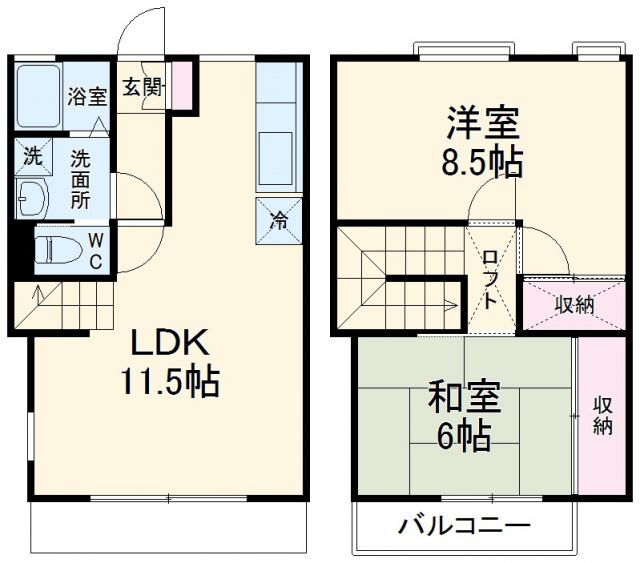 千葉県松戸市新松戸７ 南流山駅 2LDK 一戸建て 賃貸物件詳細