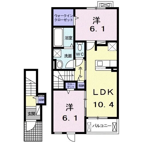 愛知県豊川市御油町井ノ口 御油駅 2LDK アパート 賃貸物件詳細