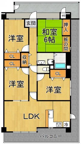 兵庫県西宮市松下町 香櫨園駅 4LDK マンション 賃貸物件詳細