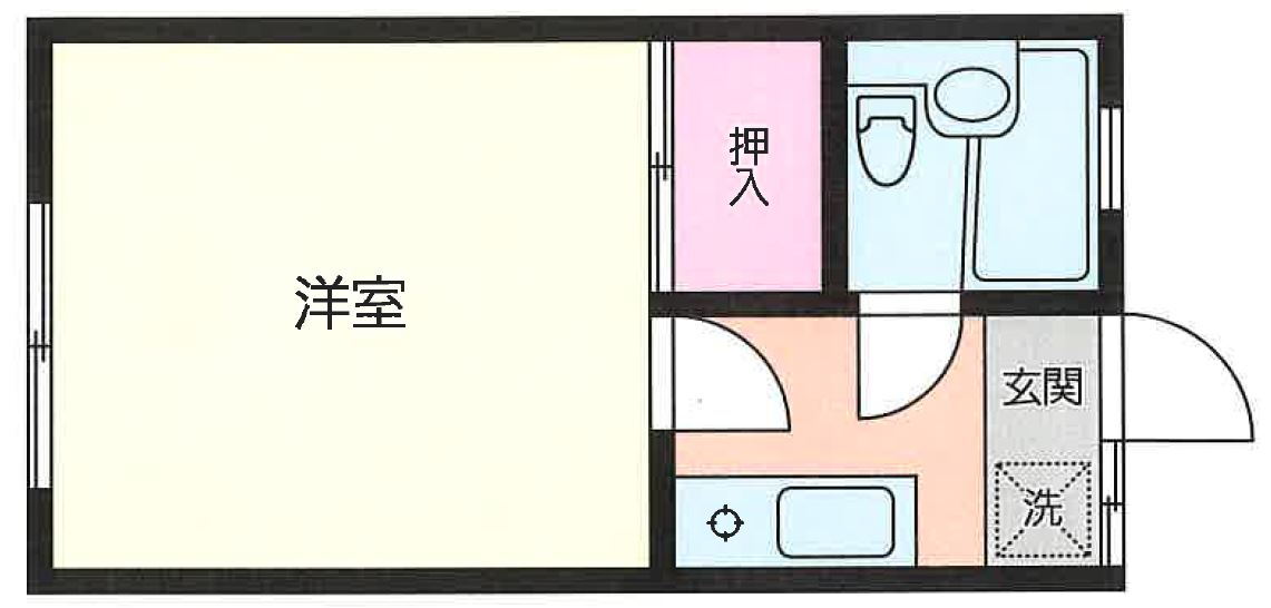 神奈川県横浜市港北区篠原町 新横浜駅 1K アパート 賃貸物件詳細