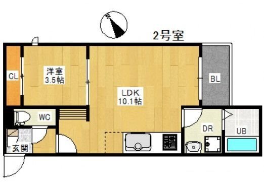 広島県廿日市市住吉１ 広電廿日市駅 1LDK アパート 賃貸物件詳細
