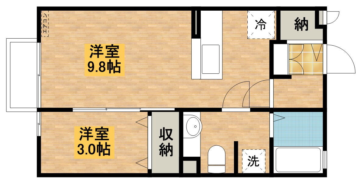 栃木県宇都宮市陽東１ 陽東３丁目駅 1LDK アパート 賃貸物件詳細