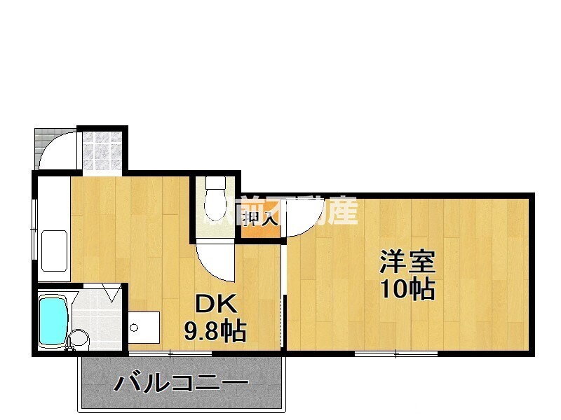 福岡県みやま市高田町下楠田 渡瀬駅 1DK アパート 賃貸物件詳細