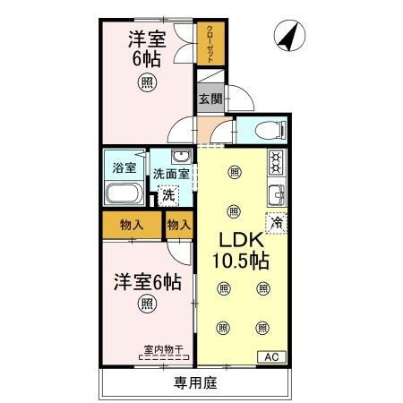 岡山県倉敷市広江６ 水島駅 2LDK アパート 賃貸物件詳細