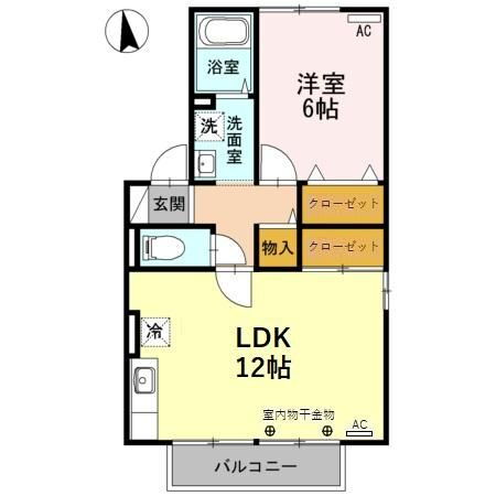 富山県射水市戸破 小杉駅 1LDK アパート 賃貸物件詳細