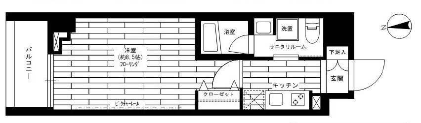 東京都台東区台東４ 新御徒町駅 1K マンション 賃貸物件詳細